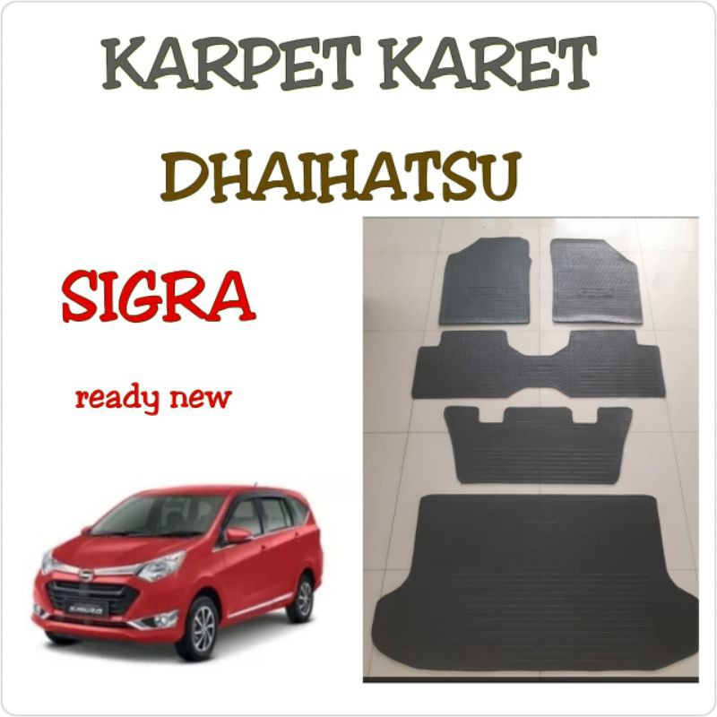 KARPET MOBIL KARET SIGRA - KARPET DAIHATSU SIGRA - KARPET KARET MURAH