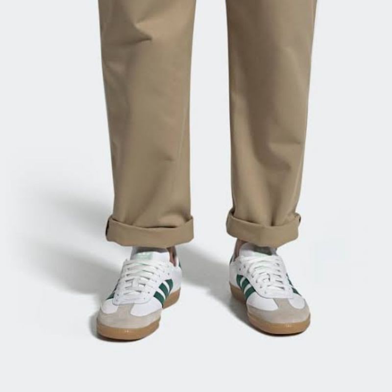 TERLARIS SEPATU ADIDAS SAMBA CLASIC OG WHITE GREEN