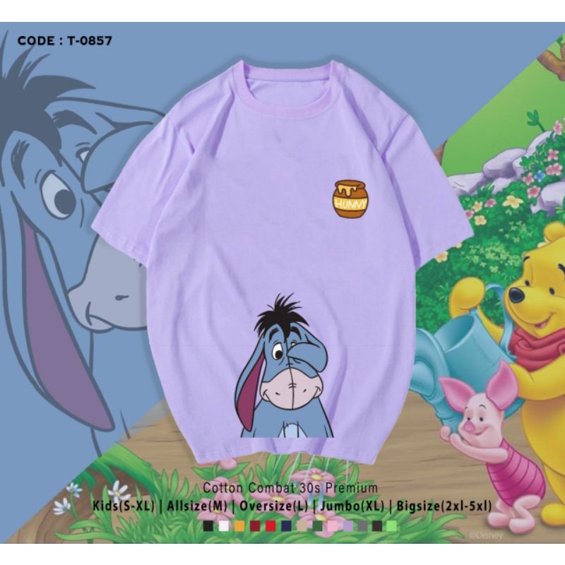 KAOS EYOR POOH/T-SHIRT KATUN EYOR POOH