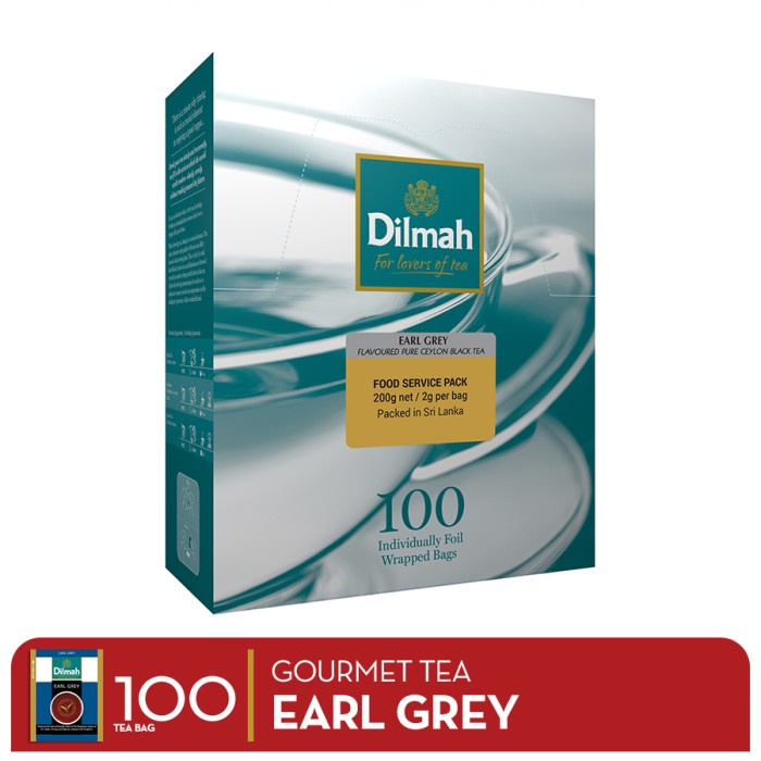 

kemasan-teh- dilmah gourmet tea earl grey - envelope 100s -teh-kemasan.