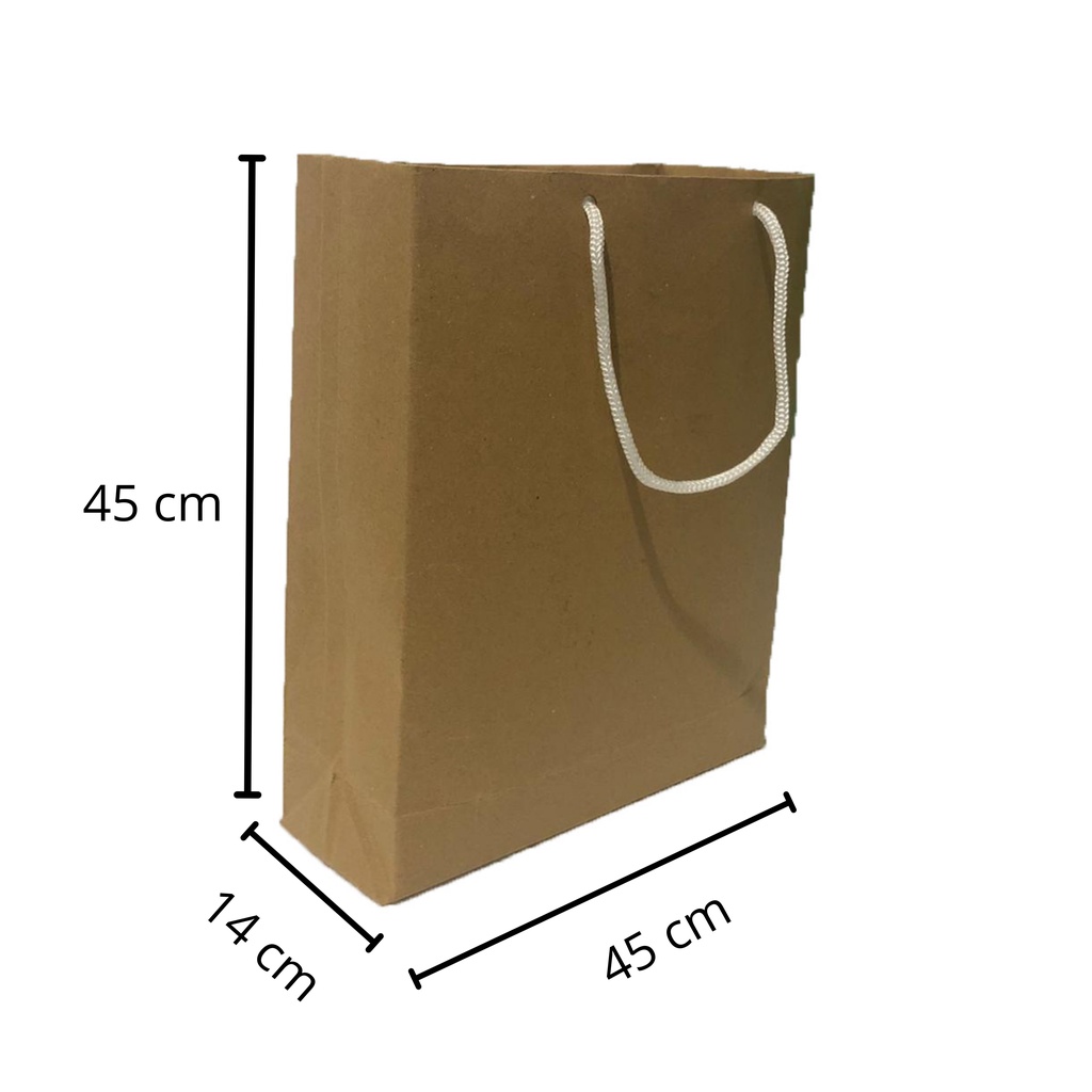 

PAPER BAG POLOS MURAH BAHAN TEBAL / PAPER BAG JUMBO / PAPER BAG XXXL - 45x14x45
