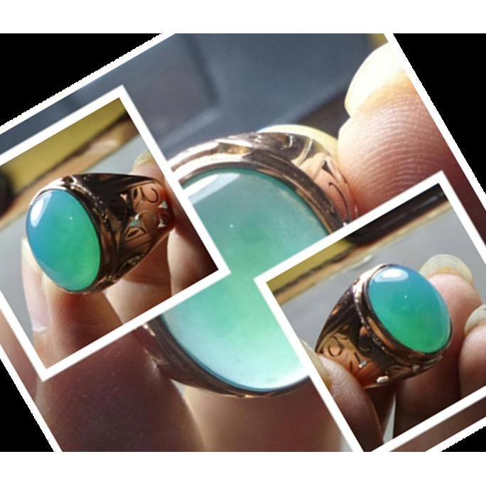 Bacan Doko Bluish Green Super Kristal Giwang Kaca Hq E45 Murah