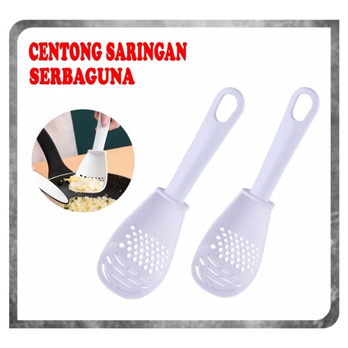 SENDOK SARINGAN SERBAGUNA / SENDOK CENTONG NASI PARUTAN SENDOK TIRIS MULTIFUNGSI SENDOK SARINGAN TELUR / SENDOK DAPUR