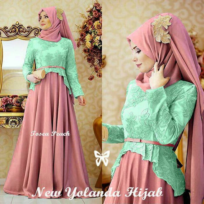 MAXI YOLANDA / GAMIS / SYARI / SETELAN HIJAB / BUSANA MUSLIM