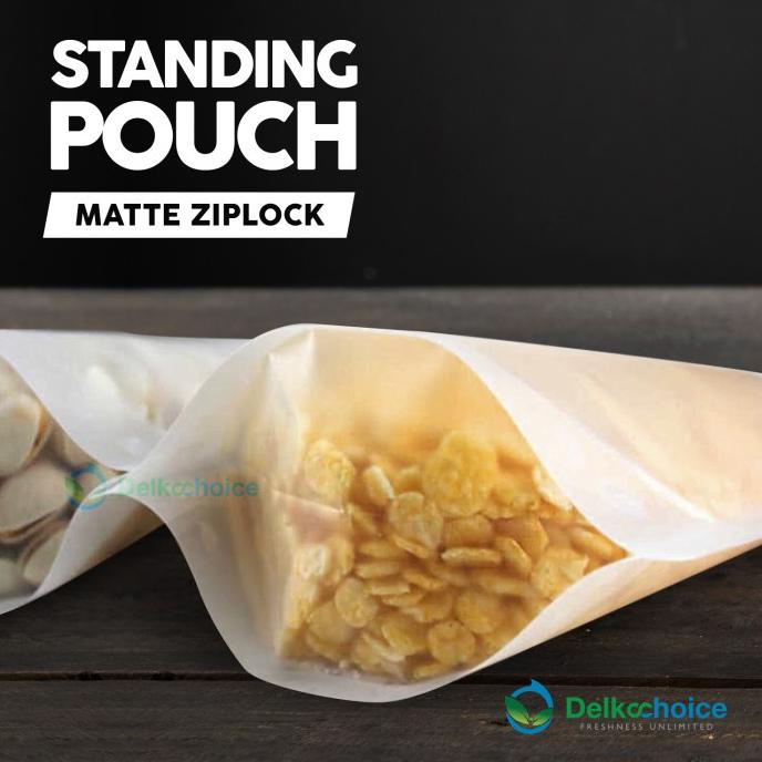 STANDING POUCH | TRANSPARANT BURAM 14 X 22