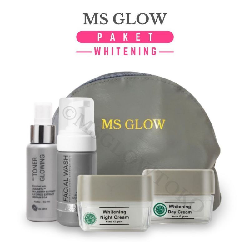 Paket Ms glow +gratis setrika wajah dll