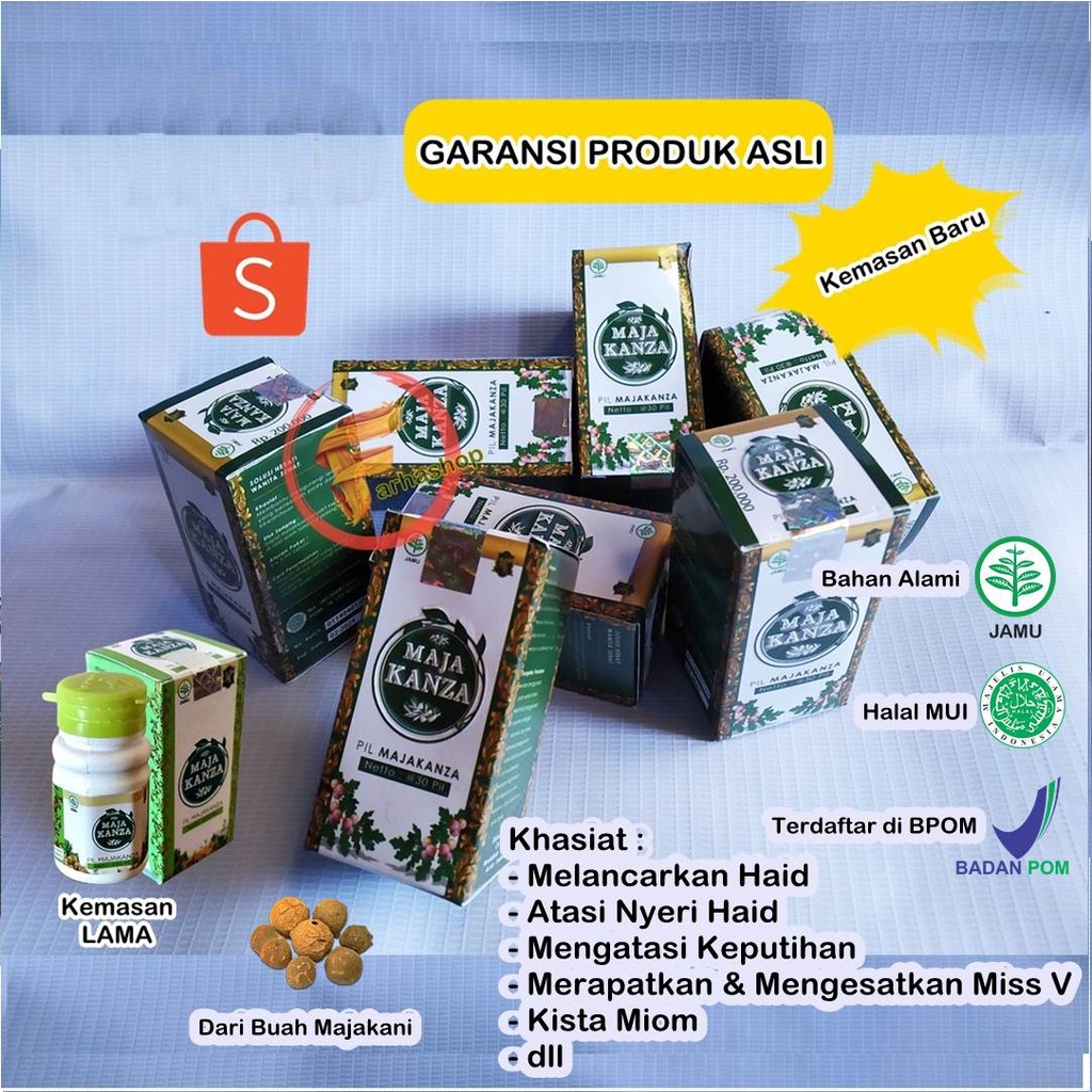 DIJAMIN ASLI Majakanza | Manjakani Kanza Original | Majakani Kanza BPOM