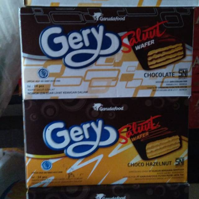 

Salut wafer coklat/hezelnut (24pcs)