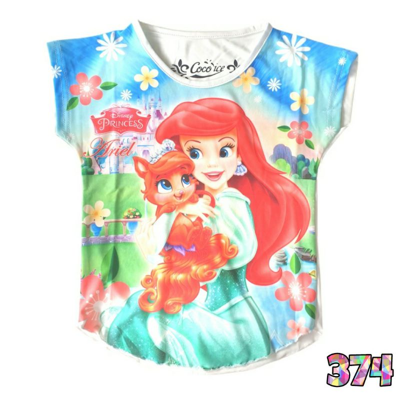 Kaos Anak Perempuan Coco Ice Princess