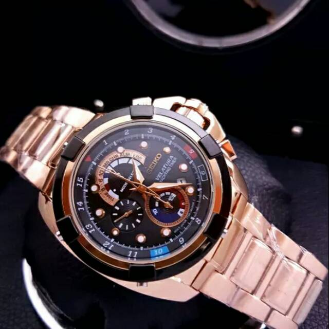 Jam tangan saiko velatura yachting time rosegold