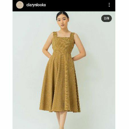 CLARYN ROSSEY DRESS GOLD