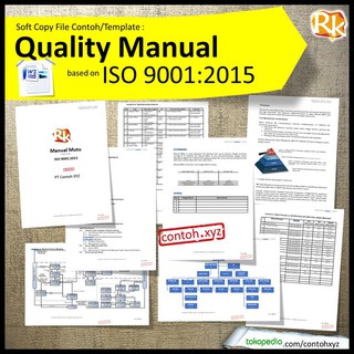 Contoh Template Quality Manual Manual Mutu Iso 9001 2015 Bahasa Kode 121