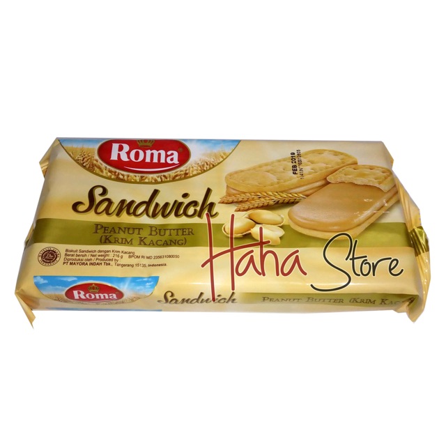 

Roma Sandwich Peanut Butter 216 gr