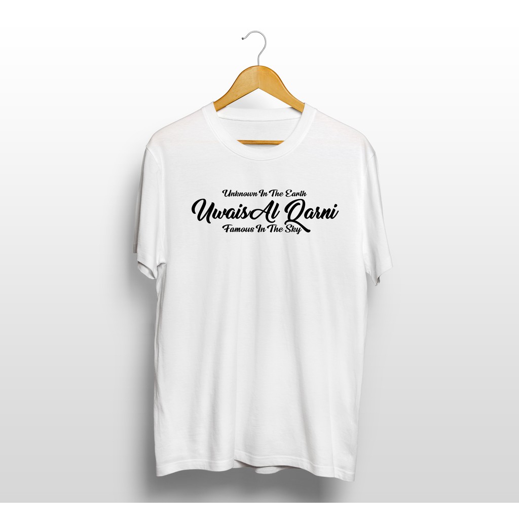 Kaos Dakwah Islami Uwais Al Qarni Distro Kata Kata Tulisan Muslim Murah Keren Bisa Sablon Custom-3