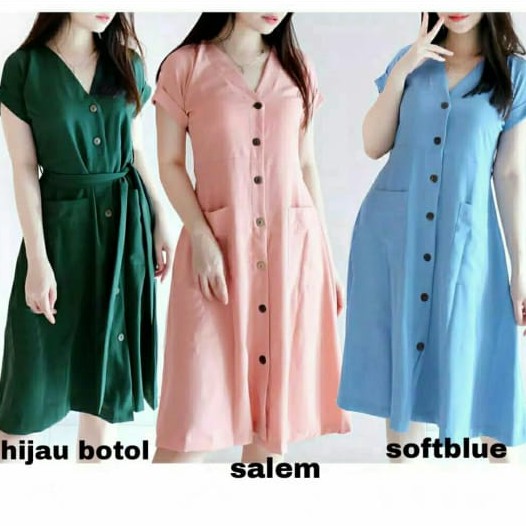 CATHERINE - DRESS CLARISA / DRESS / DRESS WANITA / DRESS CASUAL
