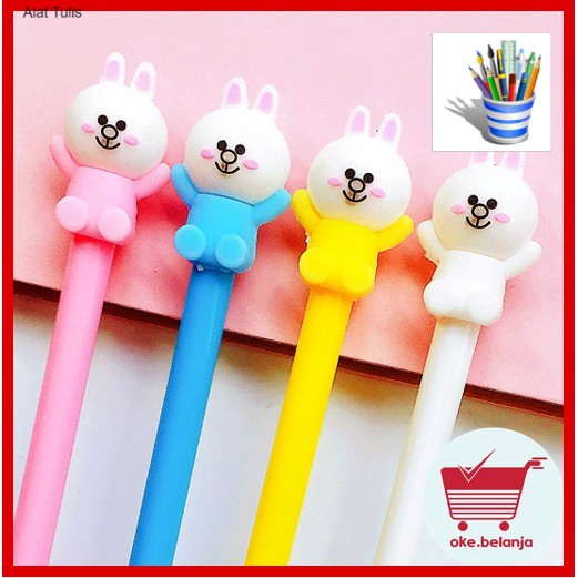 

Alat Tulis Pulpen Gel Karakter Lucu Line Cony Tinta Hitam 0.5mm OK0105