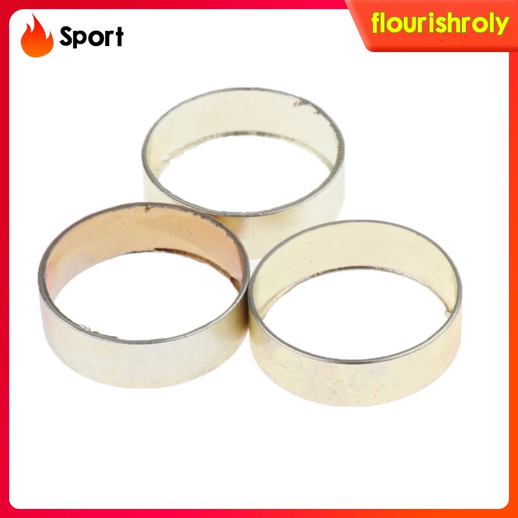 (Rolysport) 10pcs Ring Shaft Tongkat Jalan Warna Silver / Gold 20mm 22mm