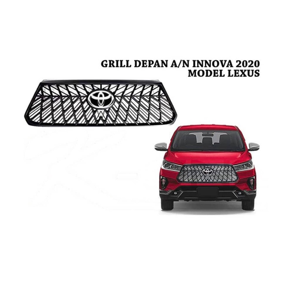 GRILL INNOVA 2021 up LEXUS STYLE HITAM GLOSY