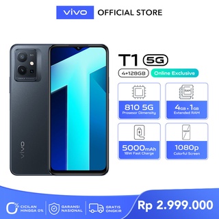 Jual [ONLINE EXCLUSIVE] vivo T1 5G (4/128) - Dimensity 810 5G, 4GB+1GB