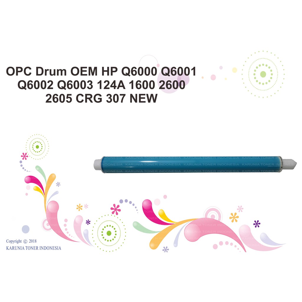 OPC Drum OEM HP Q6000 Q6001 Q6002 Q6003 124A 1600 2600 2605 Canon CRG 307