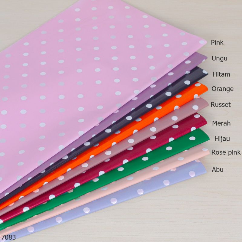 

Kertas cellophane POLKADOT papper wrapping flower- kertas buket bunga - kertas kado - bahan craft