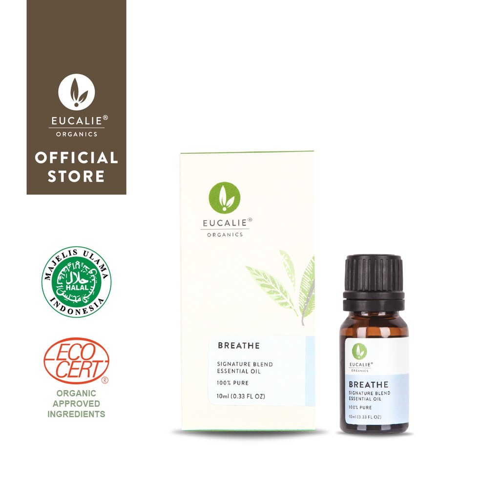 Eucalie Batuk Flu Yoga Breathe 100 % Essential Oil (Cold Flu Meditation)
