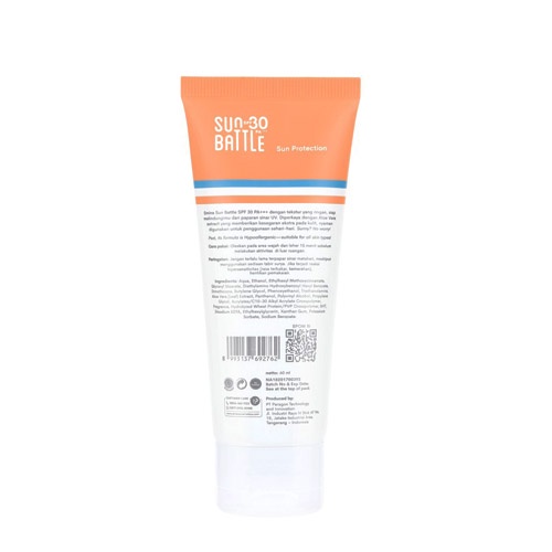 EMINA SUN BATTLE SUN PROTECTION SPF 30 PA+++ (NEW PACKAGING) 60ML