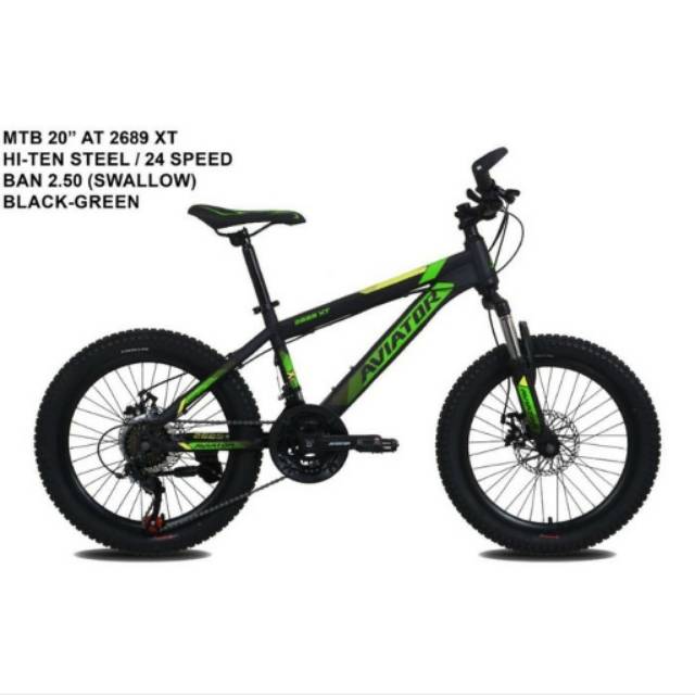 Sepeda 20 inch MTB Aviator Terbaru