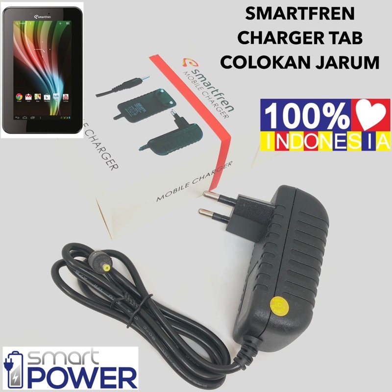 CHARGER SMARTFREN TAB COLOKAN JARUM ORIGINAL CASAN TABLET SMARTFREN 7inch 8inch