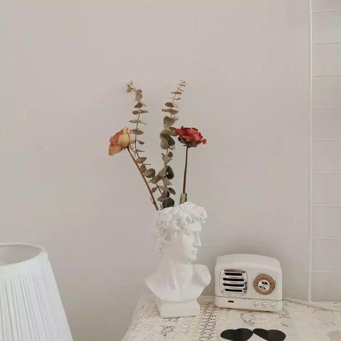 DAVID. Vas Patung Romawi Tempat Kuas Brush Holder