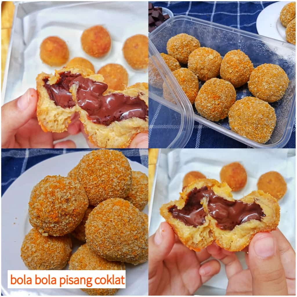 

Bola - Bola Pisang Cokelat Beku