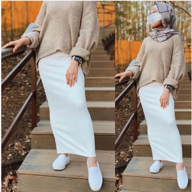 BEFAST - ZEC OOTD Wanita Dress CHIKA Span / Dress Inner Span / INNER DRESS PANJANG /DRESS LEKBONG /INNER DRESS KOREA STYLE /DRESS SPAN PANJANG POLOS /LONG DRESS WANITA /INNER DRESS PANJANG SPAN TANPA TANGAN /LONG DRESS KOREA HIJAB STYLE/DRESS Warna HITAM