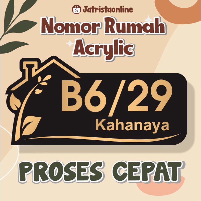 Jual PAPAN NOMOR RUMAH AKRILIK | NOMER RUMAH AKRILIK | NO RUMAH AKRILIK ...