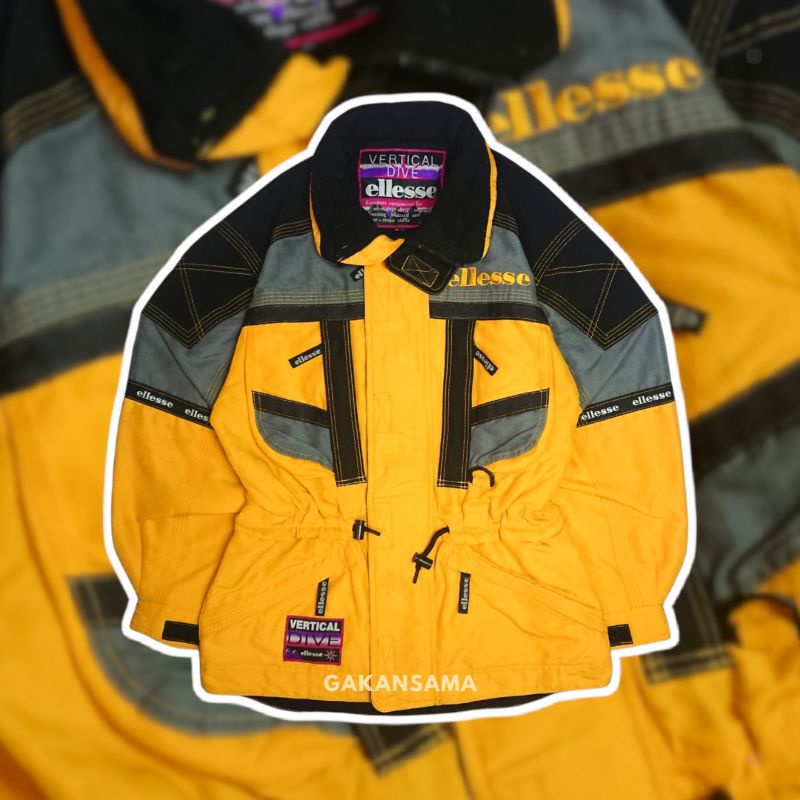 Jaket Vintage Ellesse Big Logo Ski Sport Wear | Thrift | Second | Bekas