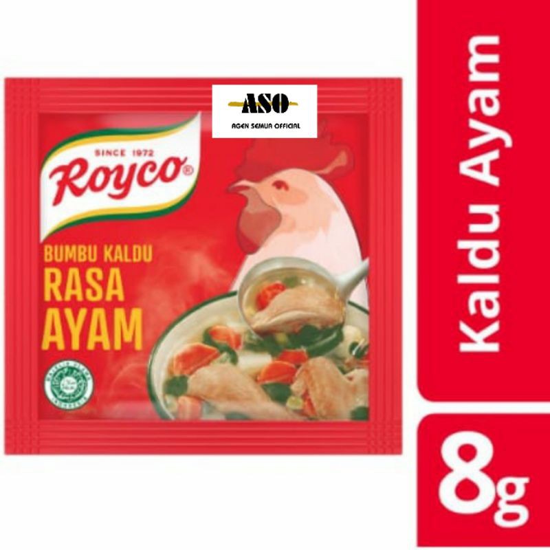 

Royco ayam sachet 8gr bumbu penyedap