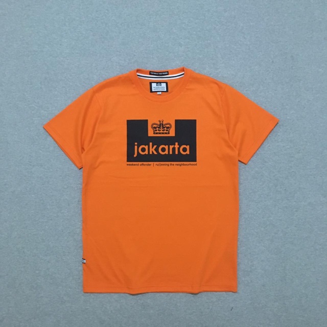 Kaos Weekend Offender Jakarta Series Orange