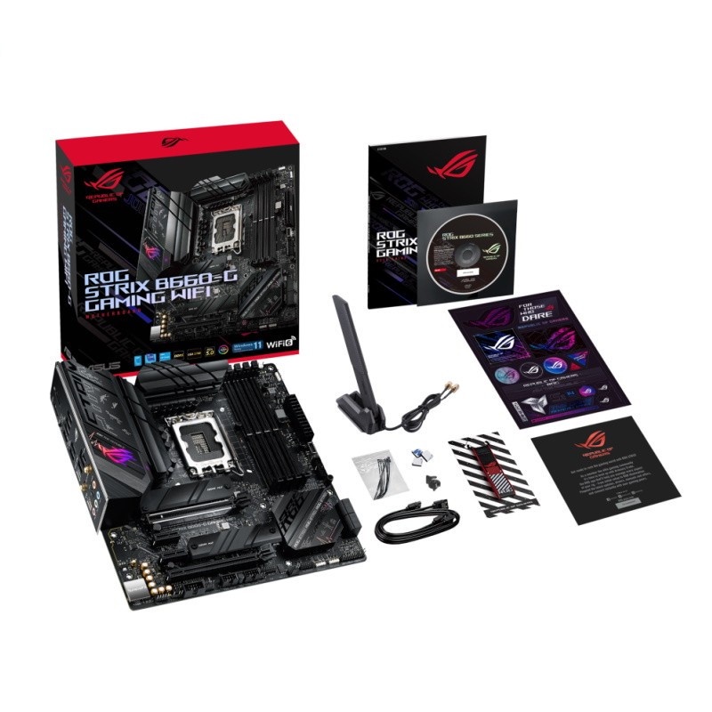 ASUS ROG STRIX B660-G GAMING WIFI B660G DDR5 - LGA 1700 (mATX, GEN12, B660) MOTHERBOARD