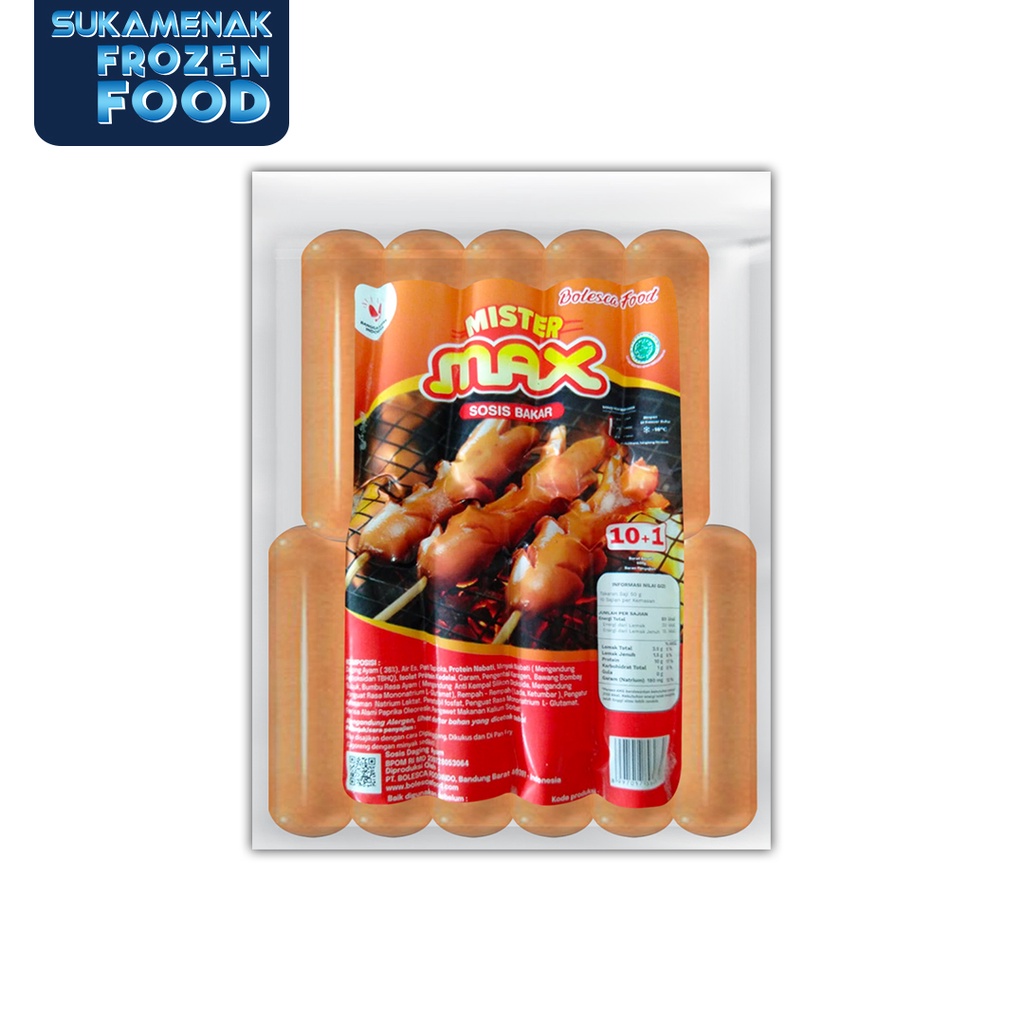 

MISTER MAX Sosis Bakar Mini 500gr