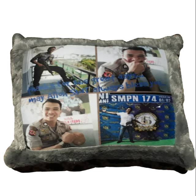 Bantal foto/bantal foto sendiri/bantal foto karakter lucu