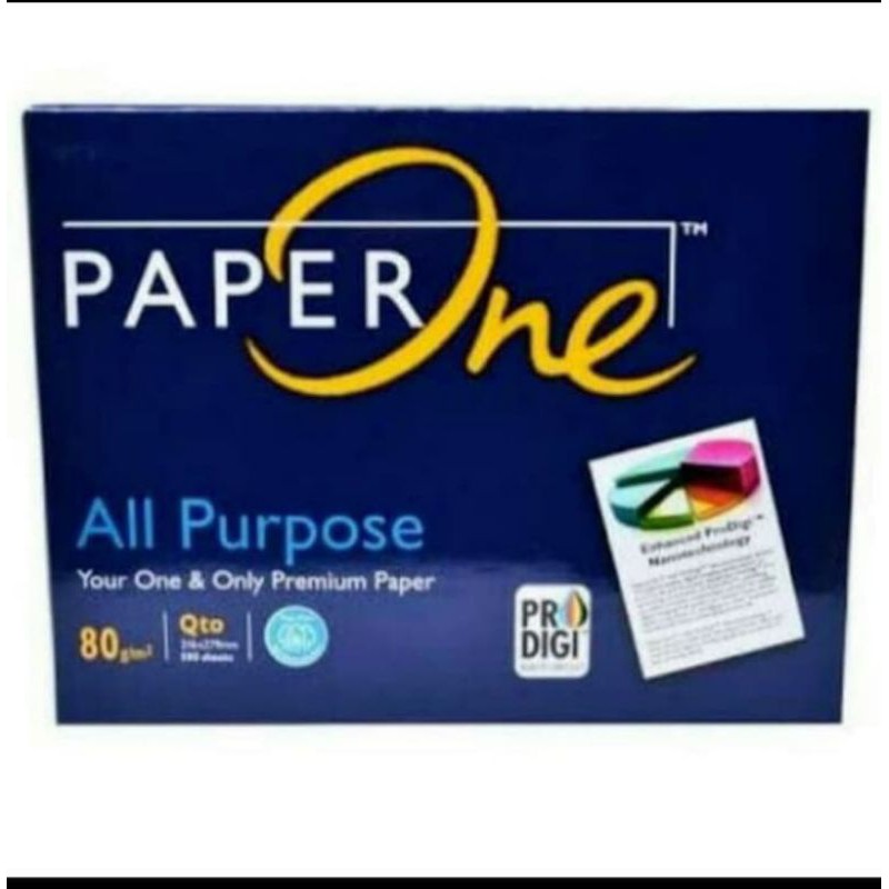 

Kertas Quarto/kuarto 80gr papaerOne