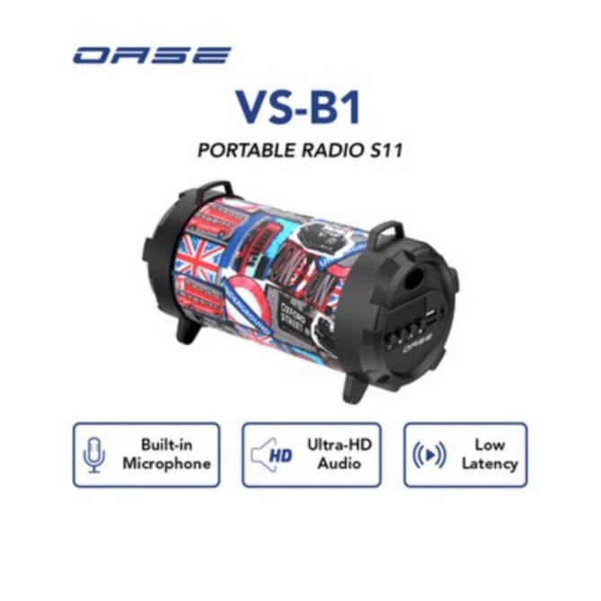 OASE VS - B1 PORTABLE RADIO S11
