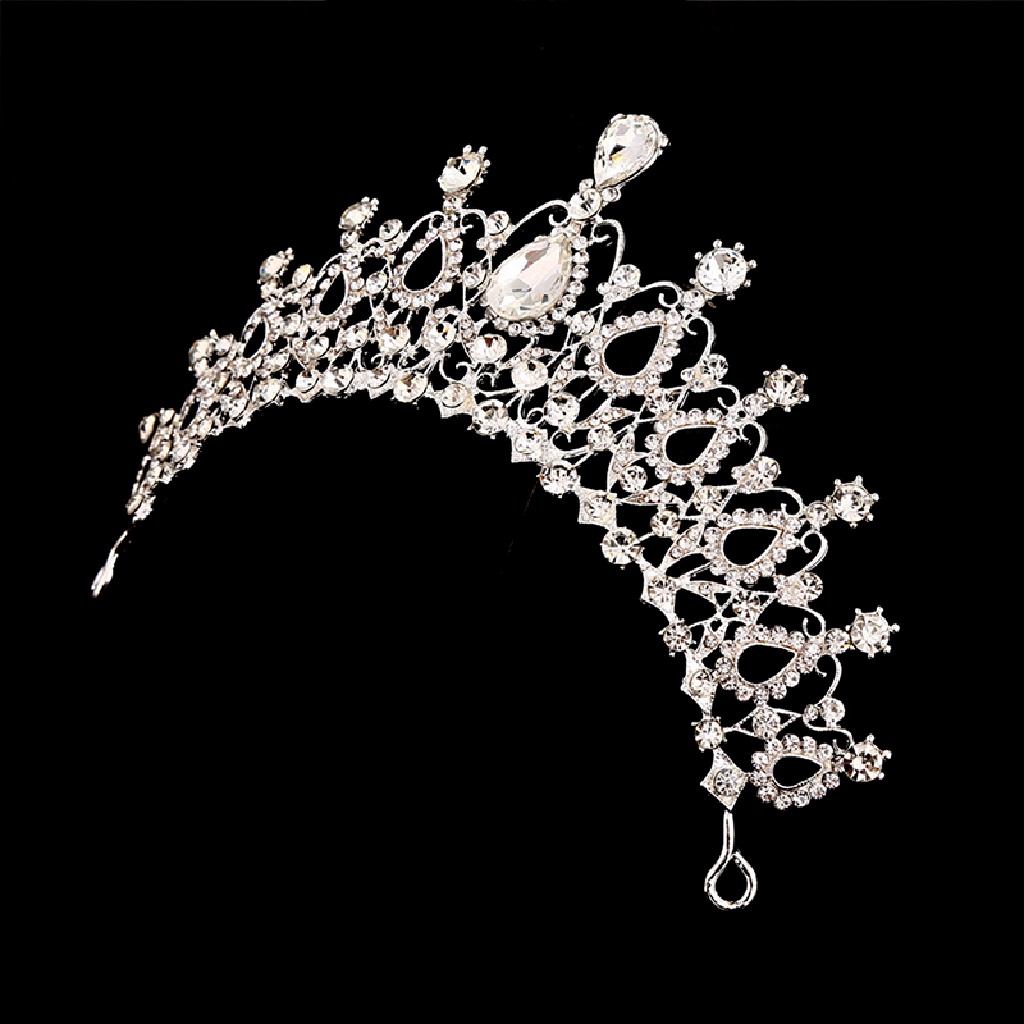 NewBaby Bridal Wedding Crystal Flower Tiara Crown Pearl Rhinestone Hair Headband Tiaras ID