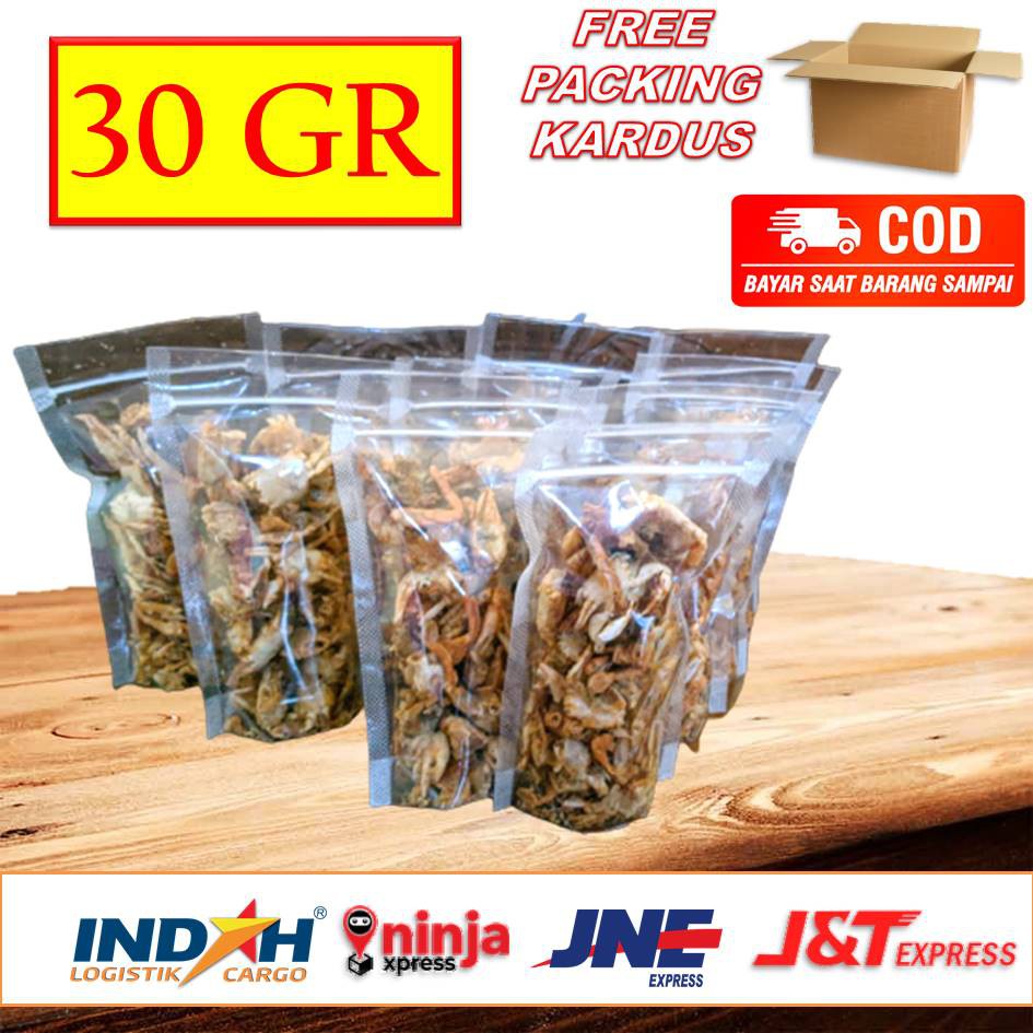 

BABY CRAB / BABYCRAB / CRABY KRIPS / BABY CRAB CRISPY / CRAB CRISPY / KERIPIK KEPITING 30 GRAM