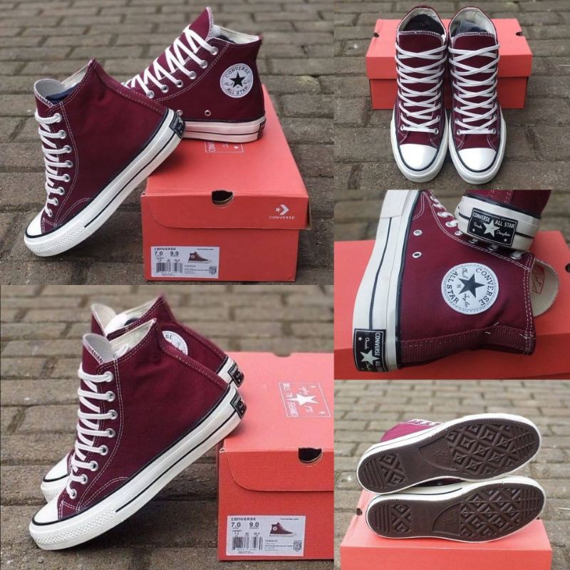 SEPATU CONVERSE ALL-STAR 70S MARON SIZE 37-43