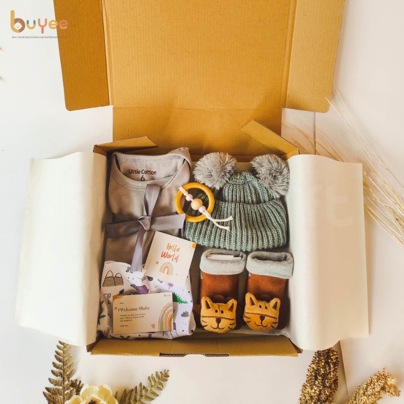 BUYEE GIFT - Hampers Bayi | Kado Lahiran Bayi Laki laki &amp; Perempuan | Baby Gift 0-6 Bulan