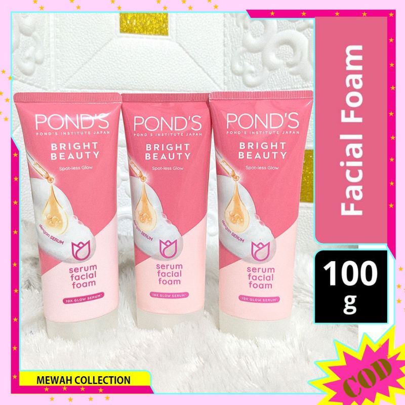PONDS BRIGHT BEAUTY SABUN CUCI MUKA / SERUM FACIAL FOAM PONDS