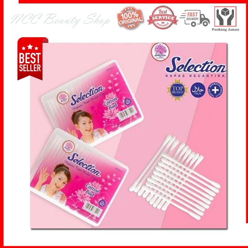 * NCC * Selection Cotton Bud Stik Ulir - Higienis tidak mudah Lepas - Kualitas Bagus