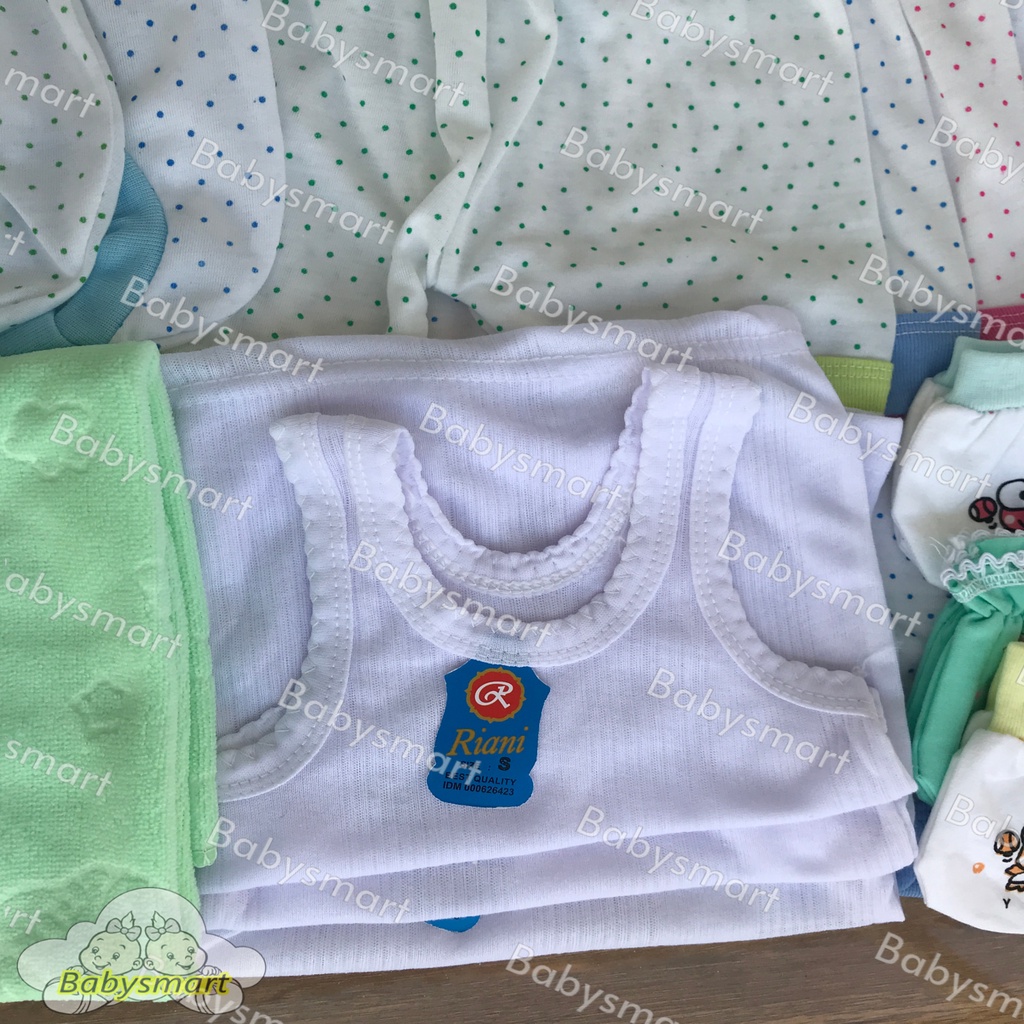 Babysmart - Paket Hemat Perlengkapan Baju Bayi Baru Lahir (New Born) POLKADOT Ekonomis dan Hemat PAKET POLKADOT HANDUK