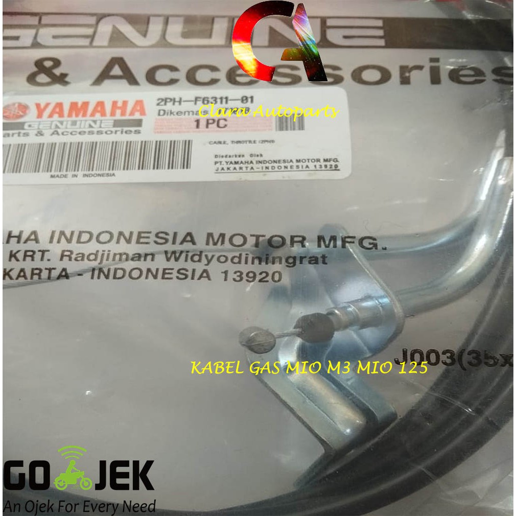 KABEL GAS M3 SOUL GT 125 2PH KABEL GAS MIO 125 SOUL GT 125