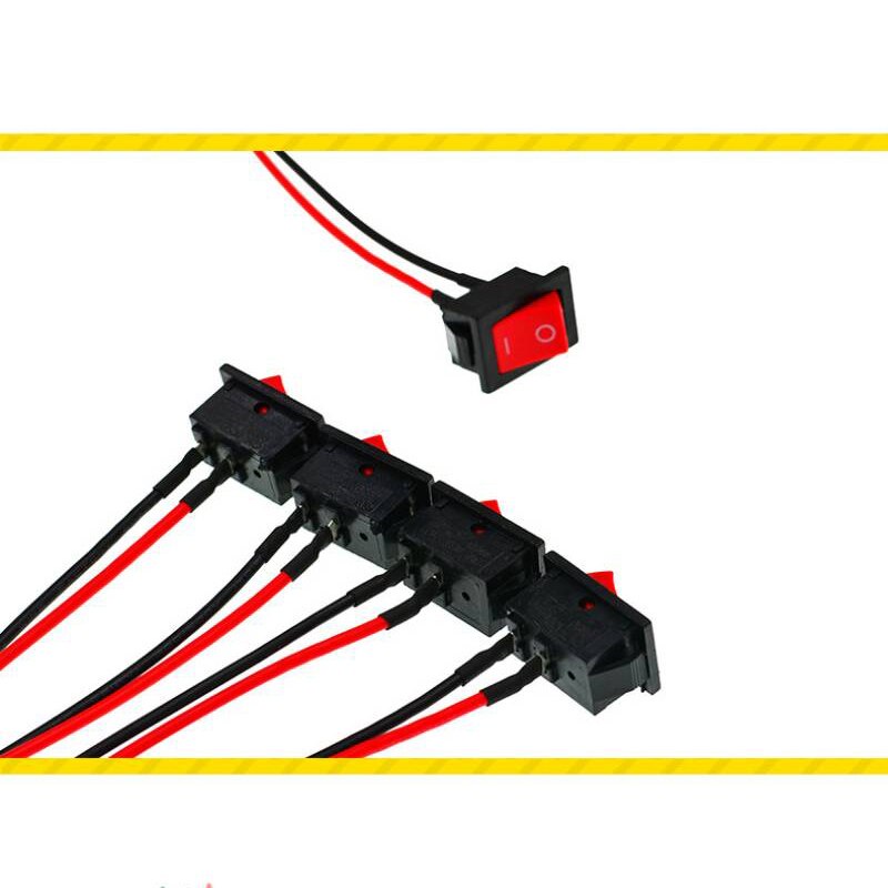 Konektor Saklar On / Off Dengan Kabel Untuk Klakson Motor Universal